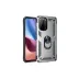 Xiaomi Poco F3 Kılıf Sofya Yüzüklü Silikon Kapak - Gümüş 1