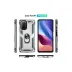 Xiaomi Poco F3 Kılıf Sofya Yüzüklü Silikon Kapak - Gümüş 3