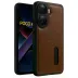 Xiaomi Poco X7 Pro Kılıf Sara Kartvizitli Deri Kılıf - Taba 1