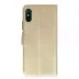Xiaomi Redmi 9a Kılıf Trend S Plus Kapaklı Kılıf - Gold 1