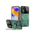 Xiaomi Redmi Note 11 Pro Kılıf Joy Lens Standlı Kapak - Koyu Yeşil 1