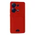 Xiaomi Redmi Note 13 Pro 4g Kılıf Kelvin Kartvizitli Silikon - Kırmızı 1