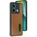 Xiaomi Redmi Note 13 Pro 4g Kılıf Sara Kartvizitli Deri Kılıf - Taba 1