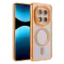 Xiaomi Redmi Note 15 4g Joke Simli Magneticsafe Kılıf - Turuncu 1