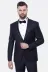 Yaka Pileli Lacivert Slim Fit Damatlık Takım Elbise | Wessi - 56 / Lacivert 1