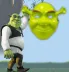Yeşil Shrek Maskesi 21x25 Cm 2