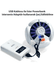 YNT İthalat FA-0015652 P-038 Solar Güneş Enerji Ve Usb Sarjli 5 Kanatlı 4