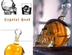 YNT İthalat RT-153 Crystal Head Kuru Kafa Cam Şişe 350 Ml 4