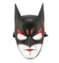 YNT İthalat SM-SMR-B931 Kırmızı Gözlü Siyah Batman Maske - Lastikli Batgirl Maskesi 28X17 Cm 1
