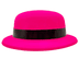 YNT İthalat SM-SMR-D251 Neon Partisi Pembe Renk Melon Plastik Parti Şapkası 2