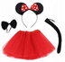YNT İthalat SM-SMR-E049-ETEK Minnie Mouse Kostüm Seti Etek Taç Kuyruk Papyon Gösteri Seti 2