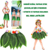 YNT İthalat SM-SMR-E068 Tropikal Esintili Hawaii Yapraklı Parti Eteği Çocuk Boy 1