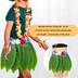 YNT İthalat SM-SMR-E068 Tropikal Esintili Hawaii Yapraklı Parti Eteği Çocuk Boy 4