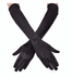 YNT İthalat SM-SMR-E198-G075 Siyah Renk Likralı Dirseğe Kadar Uzun Kumaş Eldiven 40 Cm 2