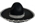 YNT İthalat SM-SMR-G072 Gümüş Renk Şeritli Meksika Mariachi Latin Şapkası 55 Cm Çocuk 3
