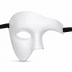 YNT İthalat SM-SMRG041 Beyaz Yarım Erkek Maske – Phantom Parti  Balo Maskesi 2