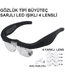 YNT İthalat TD-0018TDU-1017 Şarjlı Gözlük Büyüteç  4 Farklı Lens 11537Dc 1