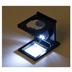 YNT İthalat TD-0018TDU-1058 28X28 Mm Katlanır Sayaçlı Metal Lüp, 2 Led Işıklı Büyüteç Tekstil Th9005A 3