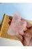 Yourthing YT0012 Doğaltaş Pembe Kuvars Gua Sha Yüz Masaj Ve Yüz Yogası Taşı 3