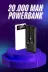 yusuftex B-250TT1NCLWF3S Powerbank 20.000 Mah Hızlı Şarj Özellikli Taşınabilir Usb Girişli 1