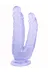 ZAGA OYUN 241077752426 19Cm Mor Çiftli Dildo No:76 1