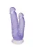 ZAGA OYUN 241077752426 19Cm Mor Çiftli Dildo No:76 2