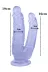 ZAGA OYUN 241077752426 19Cm Mor Çiftli Dildo No:76 3