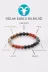 Zamansız Moda HPSN-ABDT-020889 Oğlak Burcu Taşlarından Oluşan Doğal Taş Bileklik 8 Mm Küre Kesim - Burç Bilekliği 1