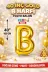 Zema parti 40inc-gold-B 40 İnç Gold B Harf Folyo Balon 100 Cm Doğum Günü Parti Dekorasyon Balonu 1