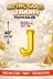 Zema parti 40inc-gold-J 40 İnç Gold J Harf Folyo Balon 100 Cm Doğum Günü Parti Dekorasyon Balonu 1