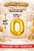 Zema parti 40inc-gold-O 40 İnç Gold O Harf Folyo Balon 100 Cm Doğum Günü Parti Dekorasyon Balonu 1