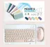 ZR20Km Pembe Kablosuz Klavye Mouse Set 1